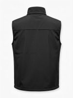 Göksel Softshell İçi Polar Rüzgar Geçirmez İş Yeleği - Siyah - Görsel 3