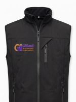 Göksel Softshell İçi Polar Rüzgar Geçirmez İş Yeleği - Siyah - Görsel 4